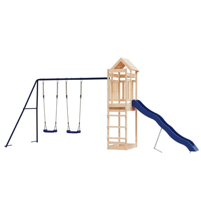 Outdoor Playset Solid Wood Pine