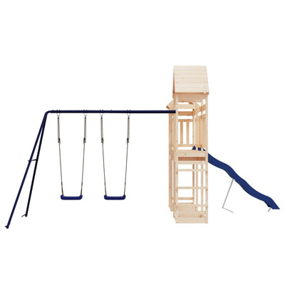 Outdoor Playset Solid Wood Pine