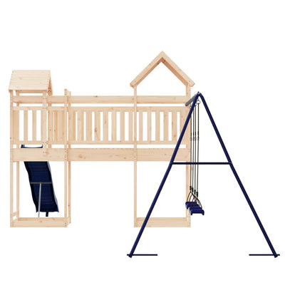 Outdoor Playset Solid Wood Pine