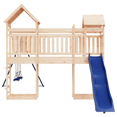 Outdoor Playset Solid Wood Pine