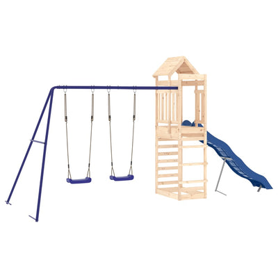 Outdoor Playset Solid Wood Pine