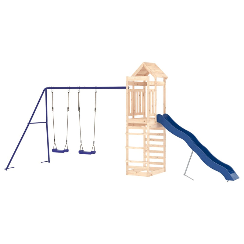 Outdoor Playset Solid Wood Pine