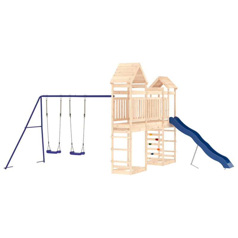 Outdoor Playset Solid Wood Pine