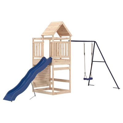 Outdoor Playset Solid Wood Pine