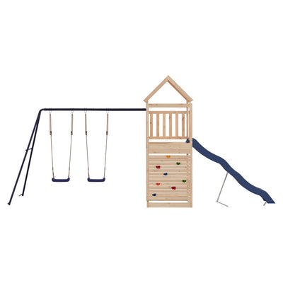 Outdoor Playset Solid Wood Pine