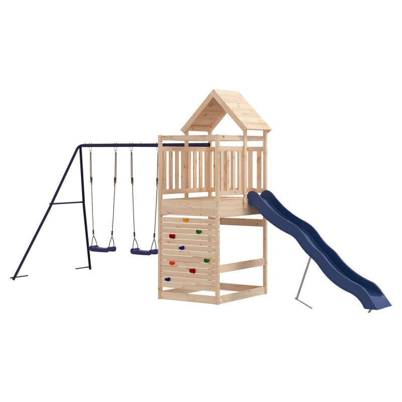 Outdoor Playset Solid Wood Pine