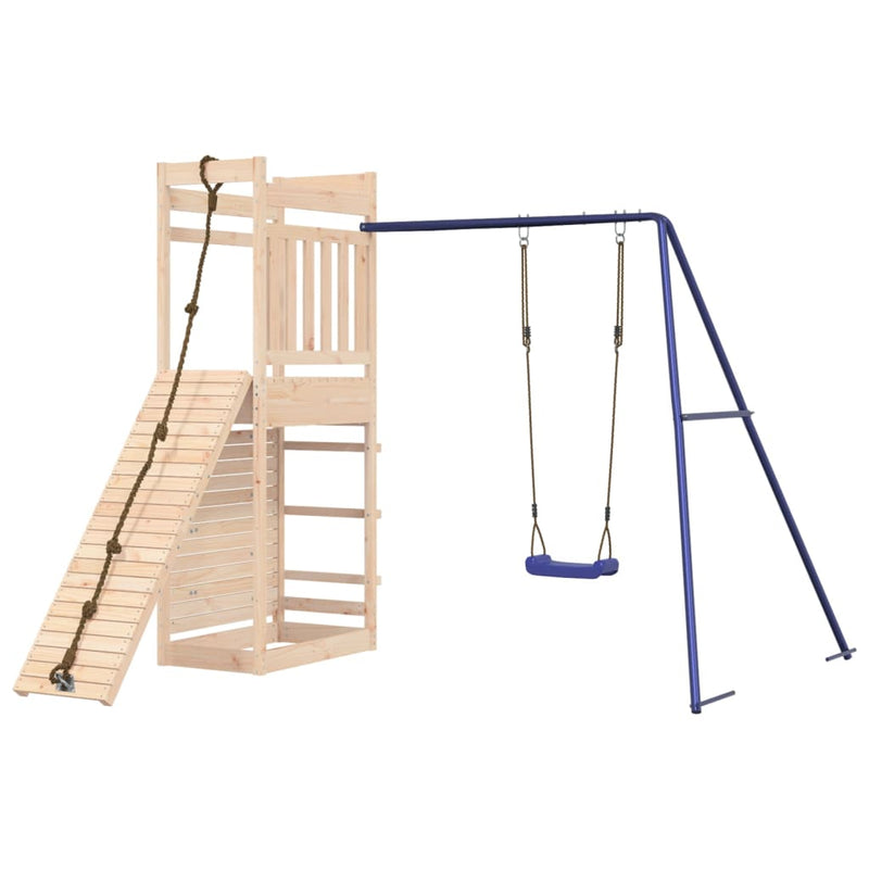 Outdoor Playset Solid Wood Pine