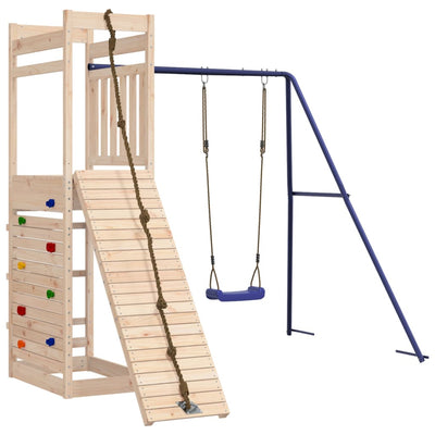 Outdoor Playset Solid Wood Pine