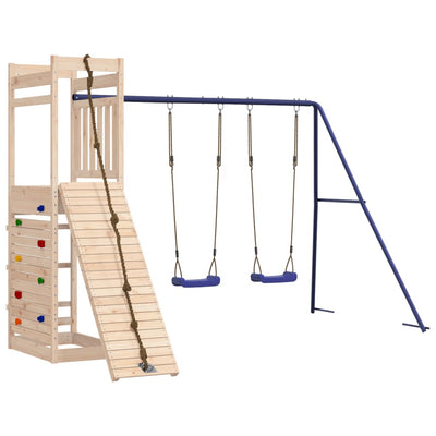 Outdoor Playset Solid Wood Pine