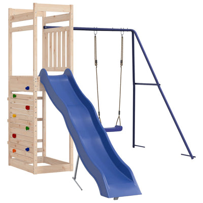 Outdoor Playset Solid Wood Pine