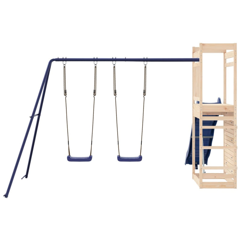 Outdoor Playset Solid Wood Pine