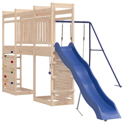 Outdoor Playset Solid Wood Pine