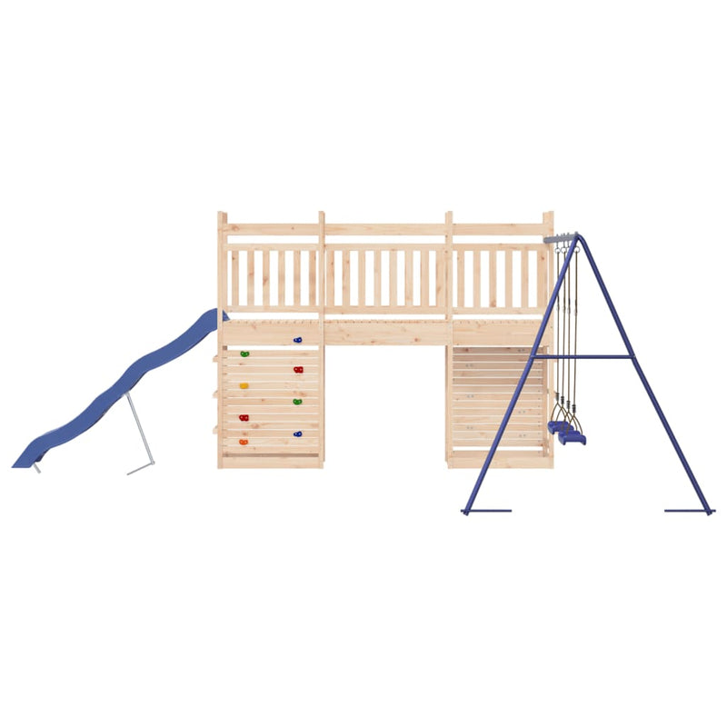 Outdoor Playset Solid Wood Pine