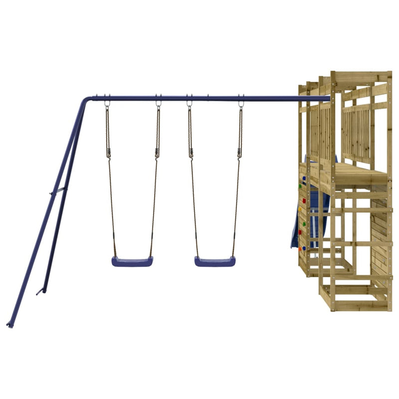 Outdoor Playset Impregnated Wood Pine