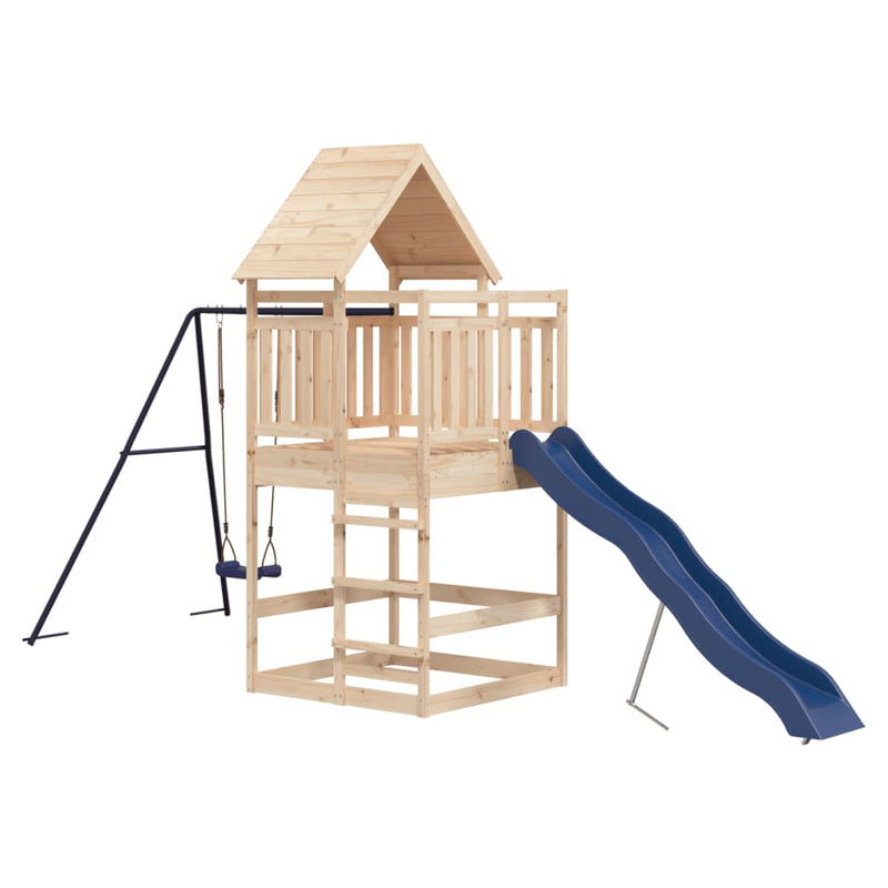 Outdoor Playset Solid Wood Pine