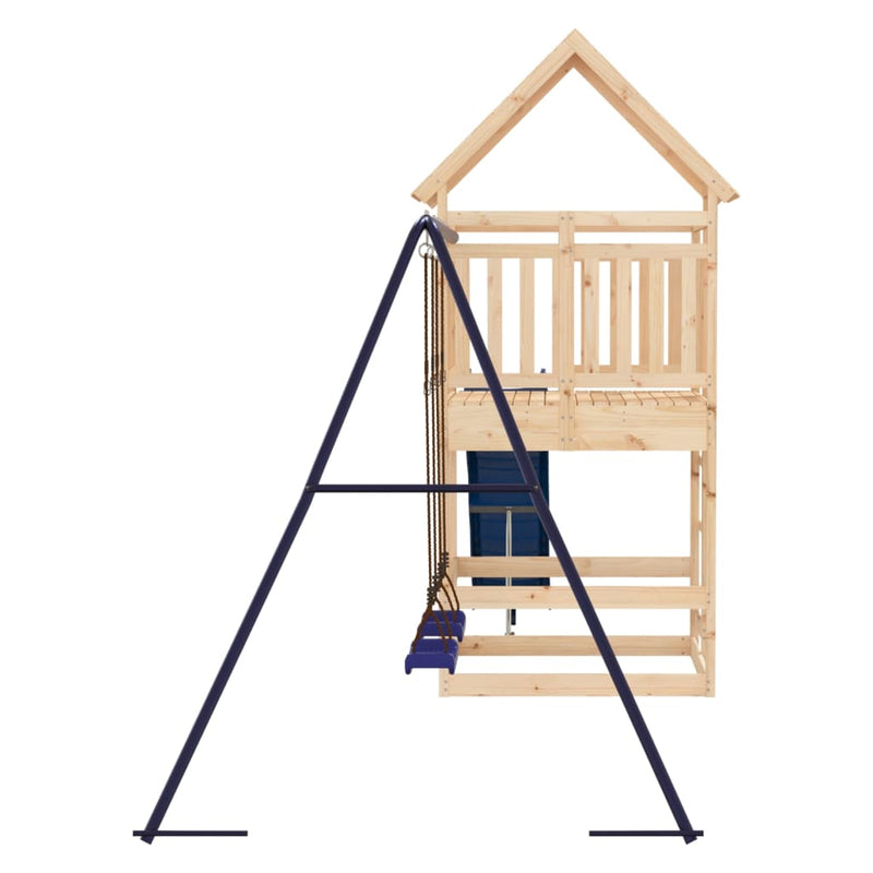 Outdoor Playset Solid Wood Pine