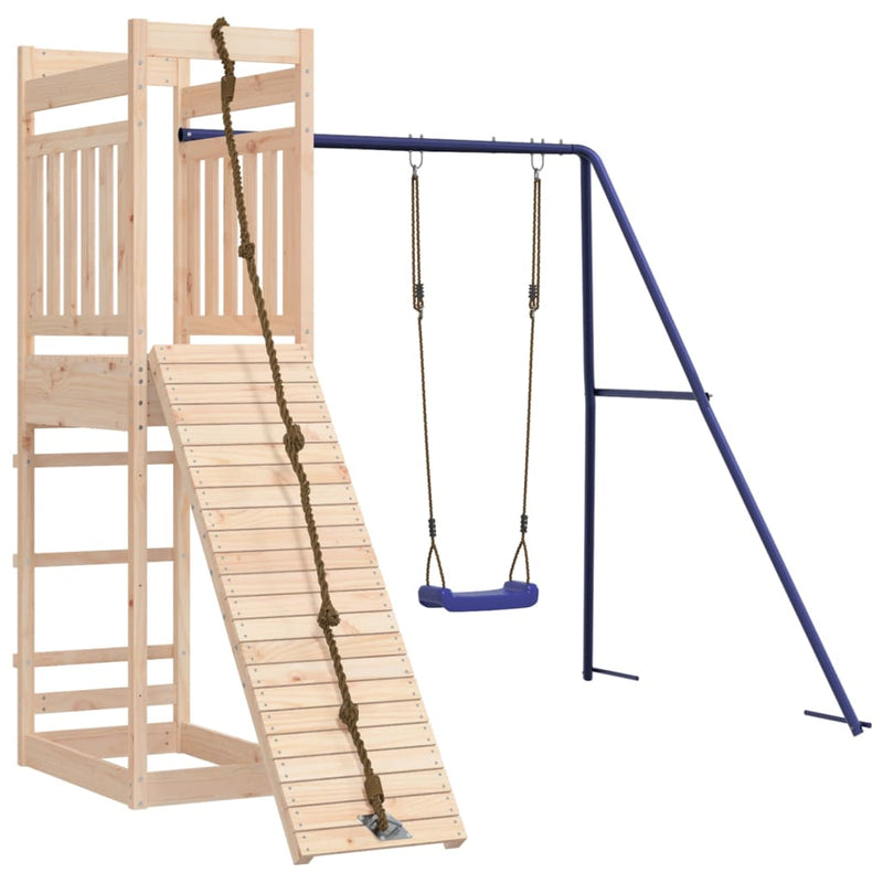 Outdoor Playset Solid Wood Pine