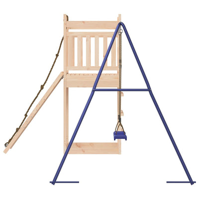 Outdoor Playset Solid Wood Pine