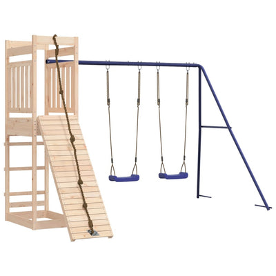 Outdoor Playset Solid Wood Pine