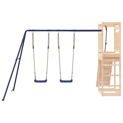 Outdoor Playset Solid Wood Pine