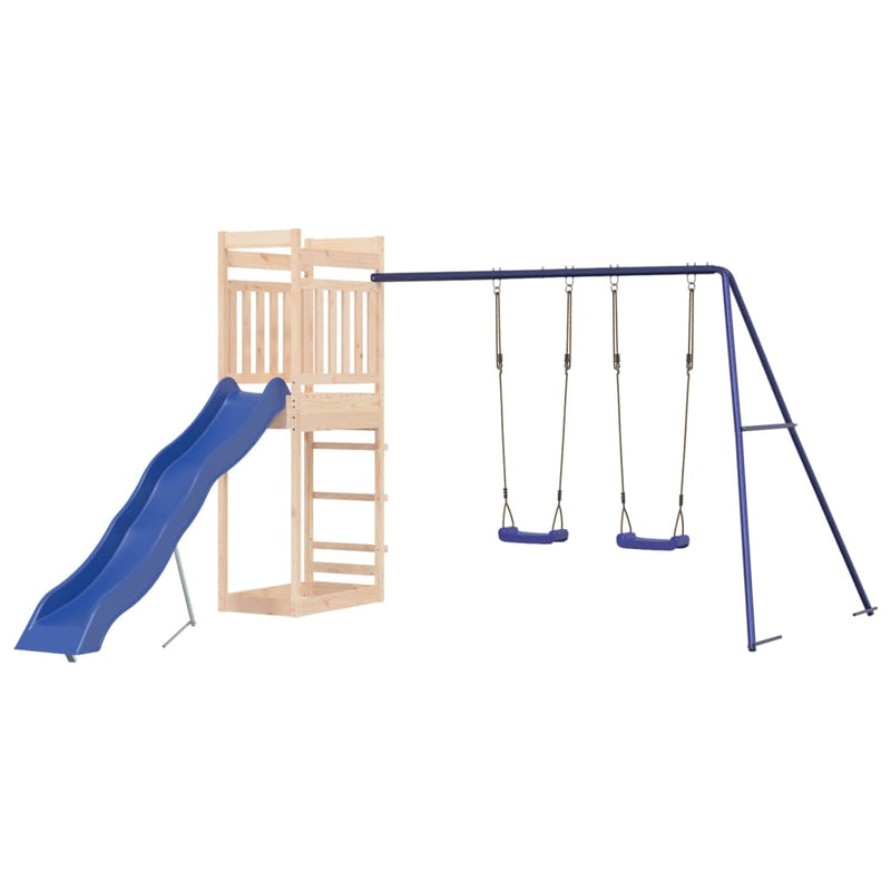 Outdoor Playset Solid Wood Pine