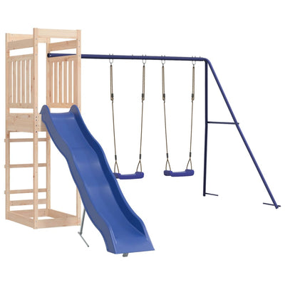 Outdoor Playset Solid Wood Pine