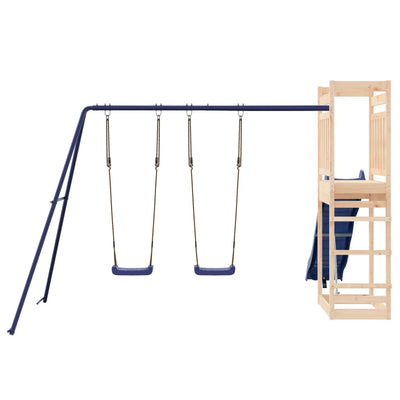 Outdoor Playset Solid Wood Pine