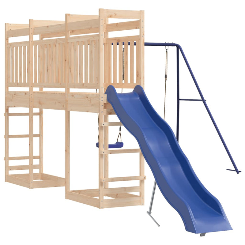 Outdoor Playset Solid Wood Pine