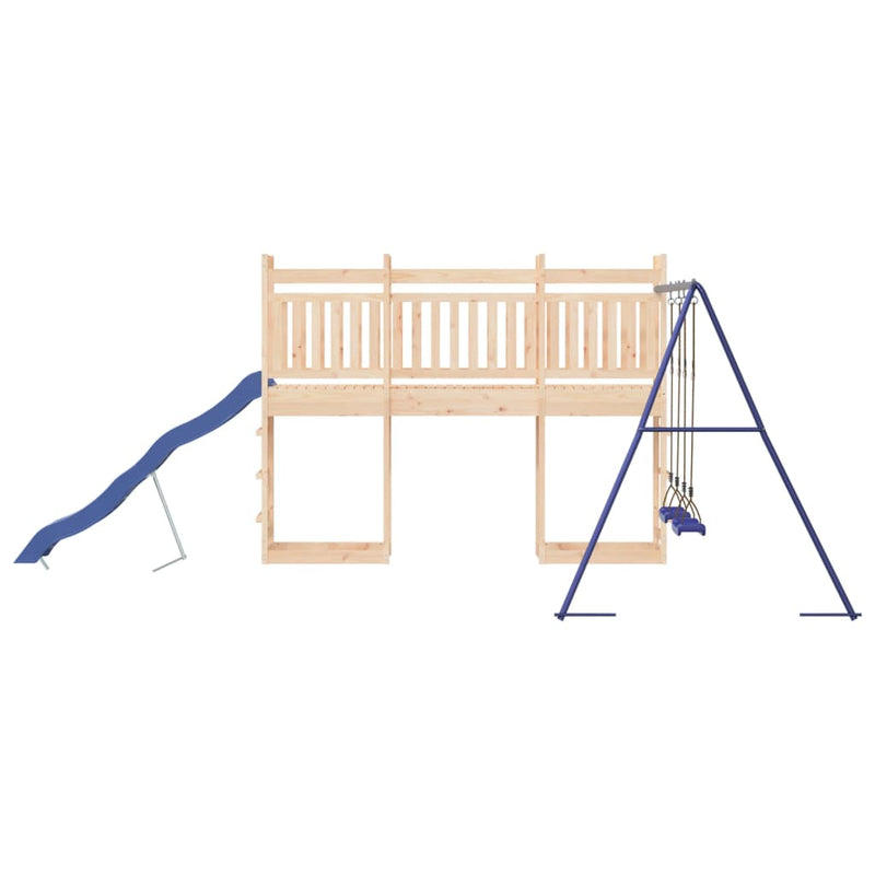 Outdoor Playset Solid Wood Pine