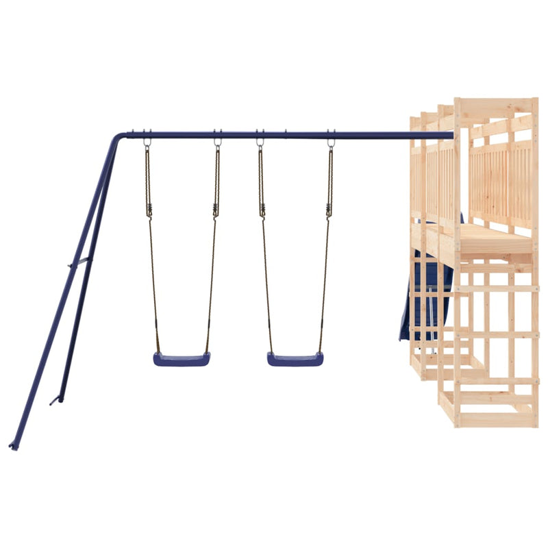 Outdoor Playset Solid Wood Pine