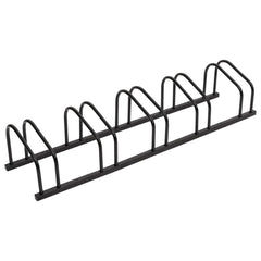 vidaXL Bike Rack for 5 Bikes Black Steel 1