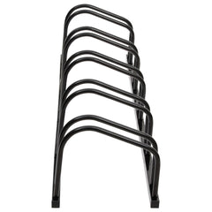 vidaXL Bike Rack for 5 Bikes Black Steel 3