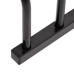 vidaXL Bike Rack for 5 Bikes Black Steel 4