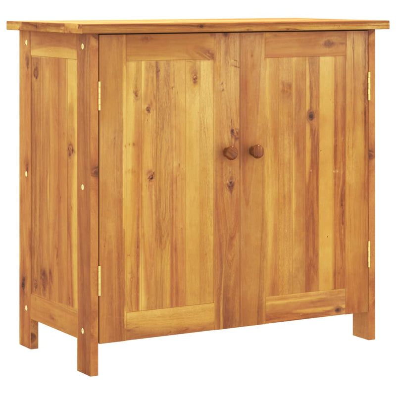 Garden Cabinet 75x35x70 cm Solid Wood Acacia