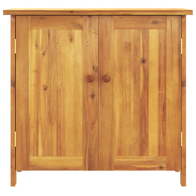 Garden Cabinet 75x35x70 cm Solid Wood Acacia