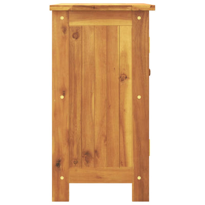 Garden Cabinet 75x35x70 cm Solid Wood Acacia