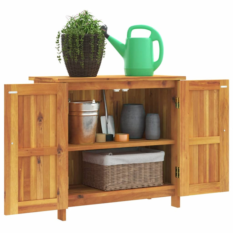 Garden Cabinet 75x35x70 cm Solid Wood Acacia