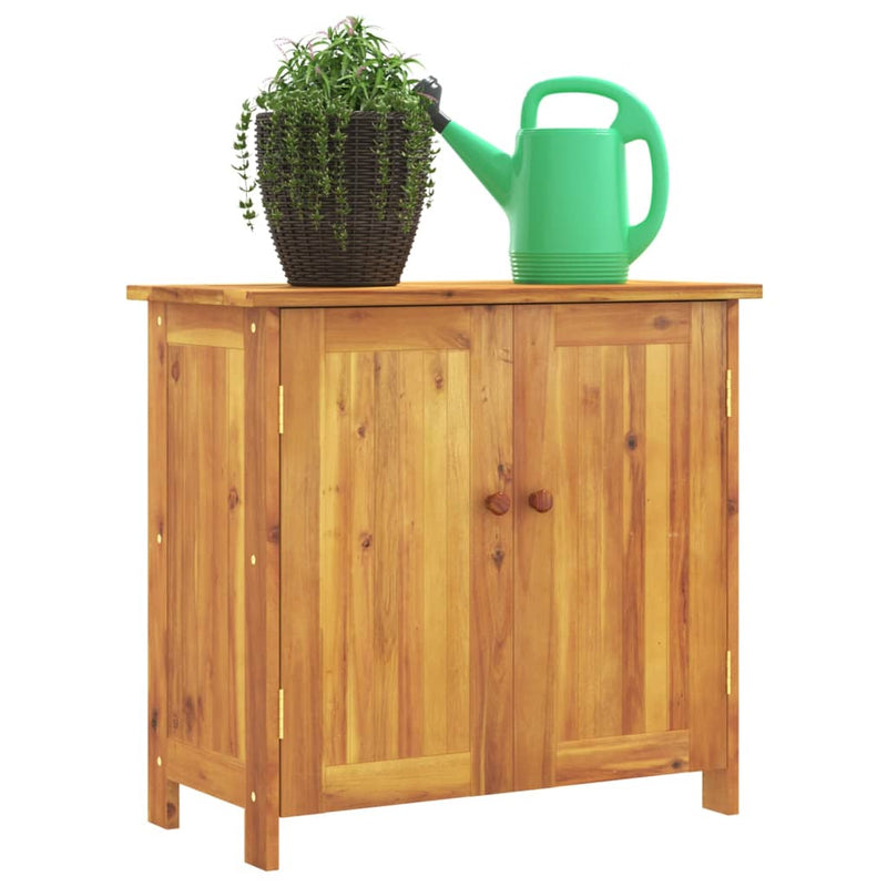 Garden Cabinet 75x35x70 cm Solid Wood Acacia