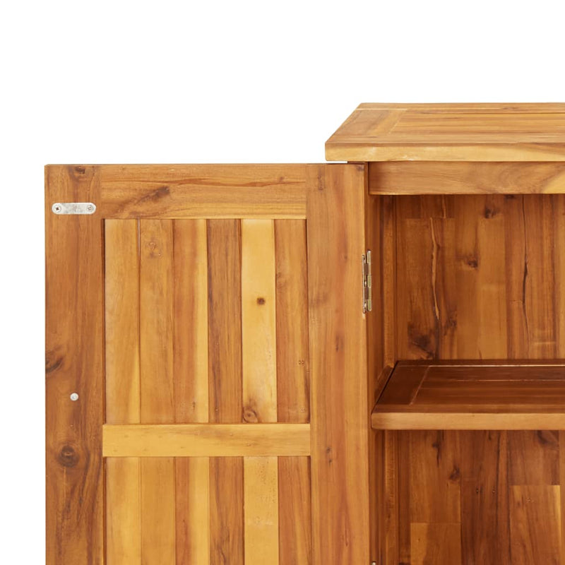 Garden Cabinet 75x35x70 cm Solid Wood Acacia