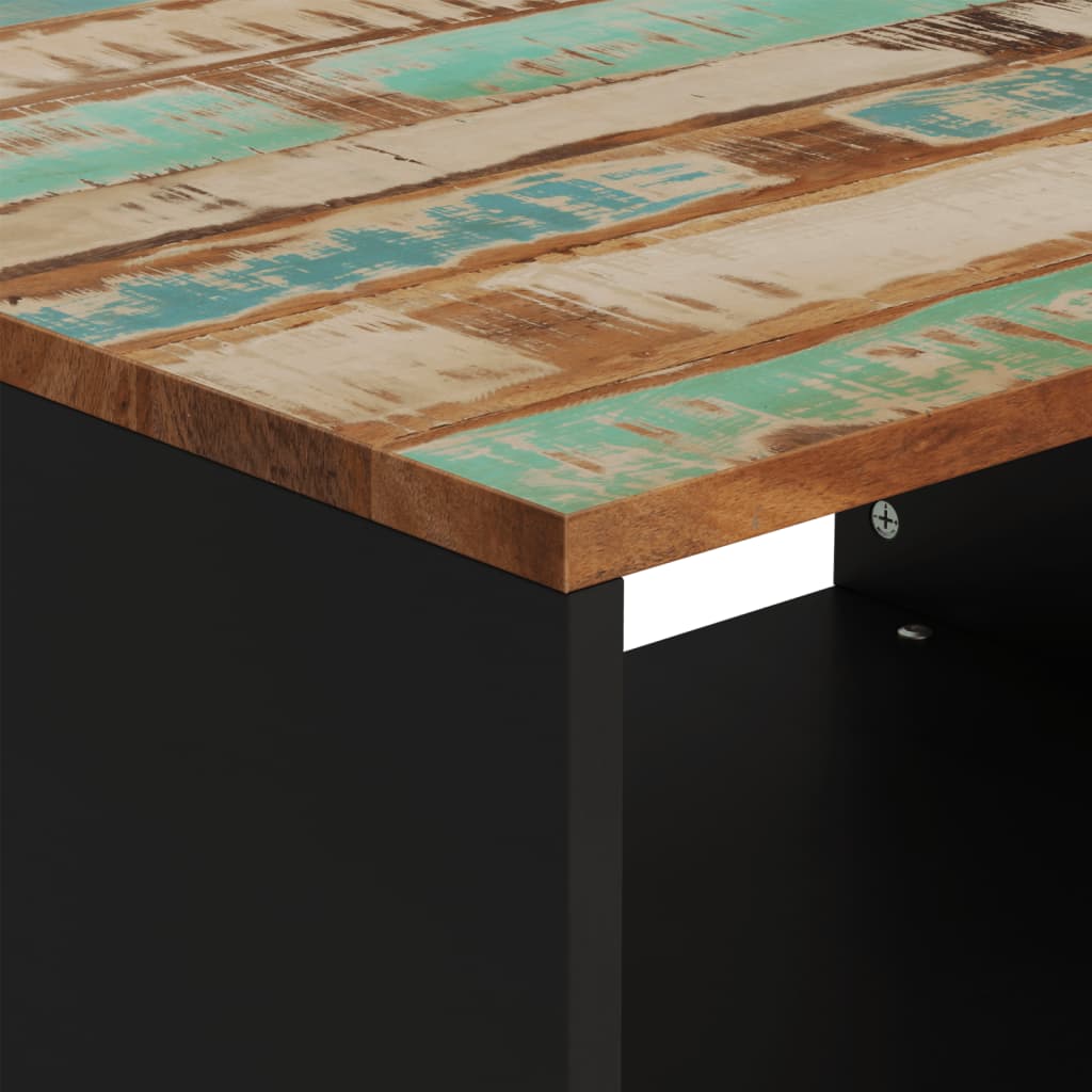 vidaXL Coffee Table 60x50x40 cm Solid Wood Reclaimed 5