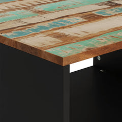 vidaXL Coffee Table 60x50x40 cm Solid Wood Reclaimed 5