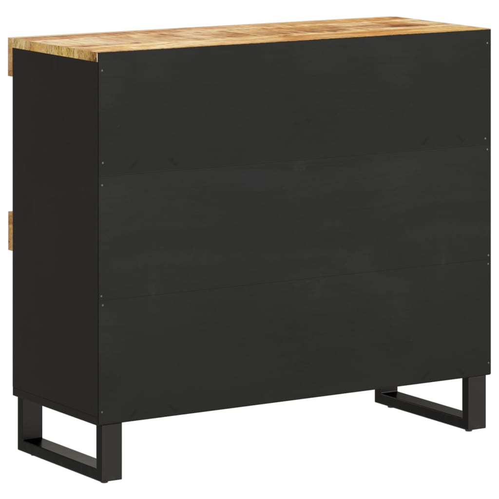 vidaXL Side Cabinet 85x33x75 cm Solid Wood Mango 5