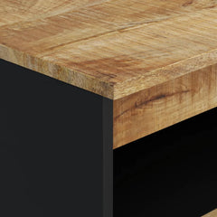 Sideboard with 2 Doors 60x33x75 cm Solid Wood Mango Light brown