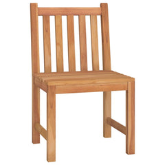 3 Piece Garden Dining Set Solid Wood Teak 110 cm table length 2x chair + table