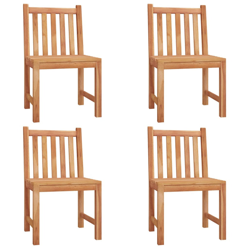 5 Piece Garden Dining Set Solid Wood Teak