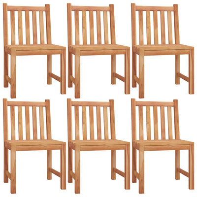 7 Piece Garden Dining Set Solid Wood Teak