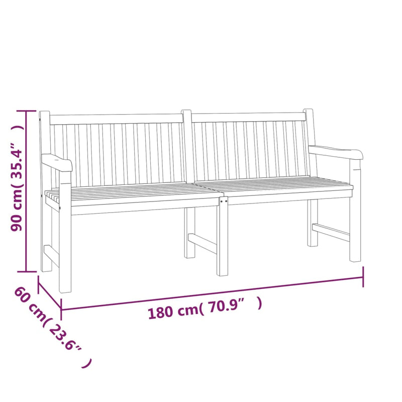 5 Piece Garden Dining Set Solid Wood Teak