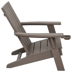 vidaXL Garden Adirondack Chair Light Brown 75x88.5x89.5 cm 4