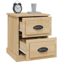 vidaXL Bedside Cabinet Sonoma Oak 39x39x47.5 cm Engineered Wood 5