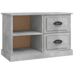 vidaXL TV Cabinet Concrete Grey 73x35.5x47.5 cm Engineered Wood 2